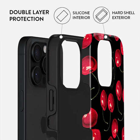 Burga iPhone 16 Pro Max Tough Fashion Cover - Cherrybomb