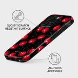 Burga iPhone 16 Pro Max Tough Fashion Cover - Cherrybomb