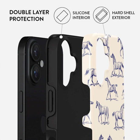 Burga iPhone 16 Tough Fashion Cover - Derby Race