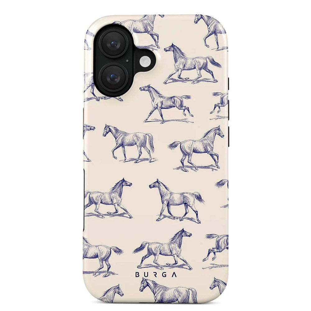 Burga iPhone 16 Plus Tough Fashion Cover - Derby Race