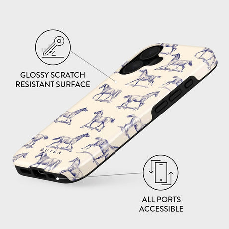 Burga iPhone 16 Plus Tough Fashion Cover - Derby Race