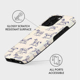 Burga iPhone 16 Pro Max Tough Fashion Cover - Derby Race