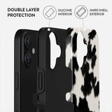 Burga iPhone 16 Tough Fashion Cover - MagSafe Kompatibel - Achromatic