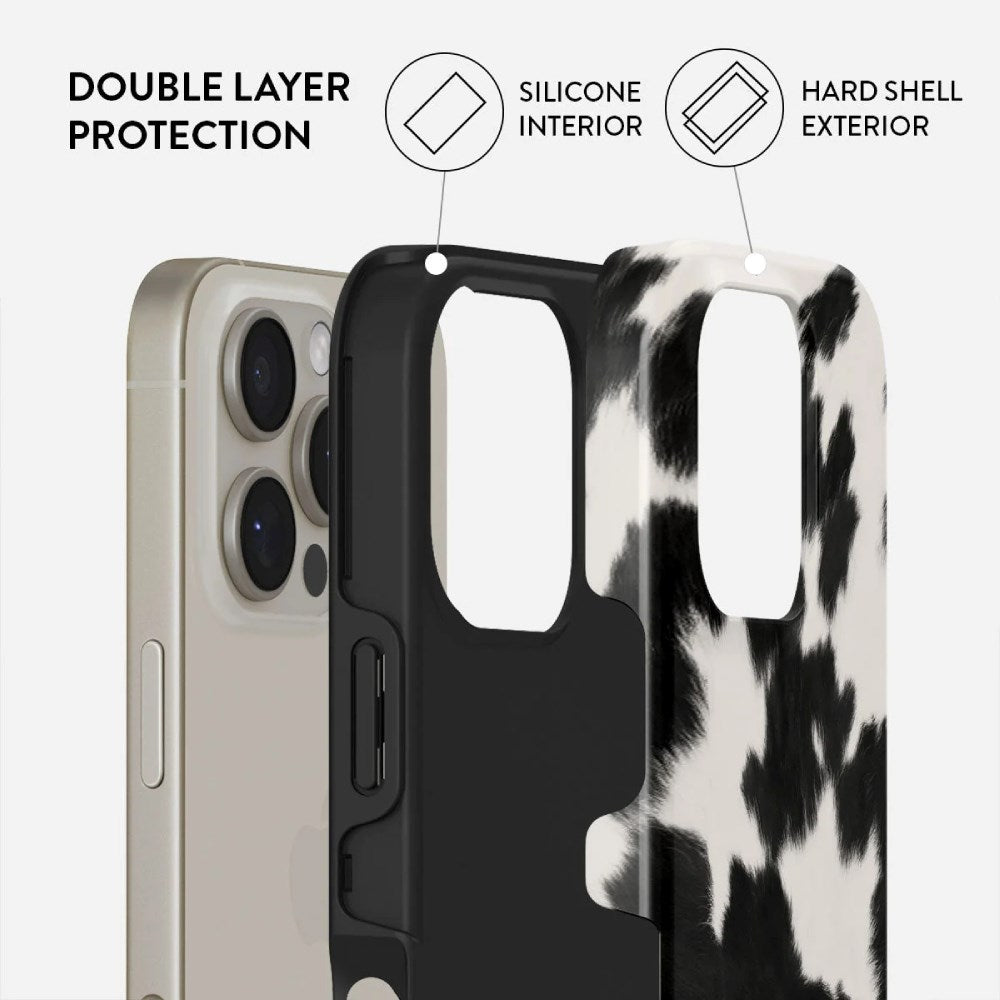 Burga iPhone 16 Pro Tough Fashion Cover - MagSafe Kompatibel - Achromatic