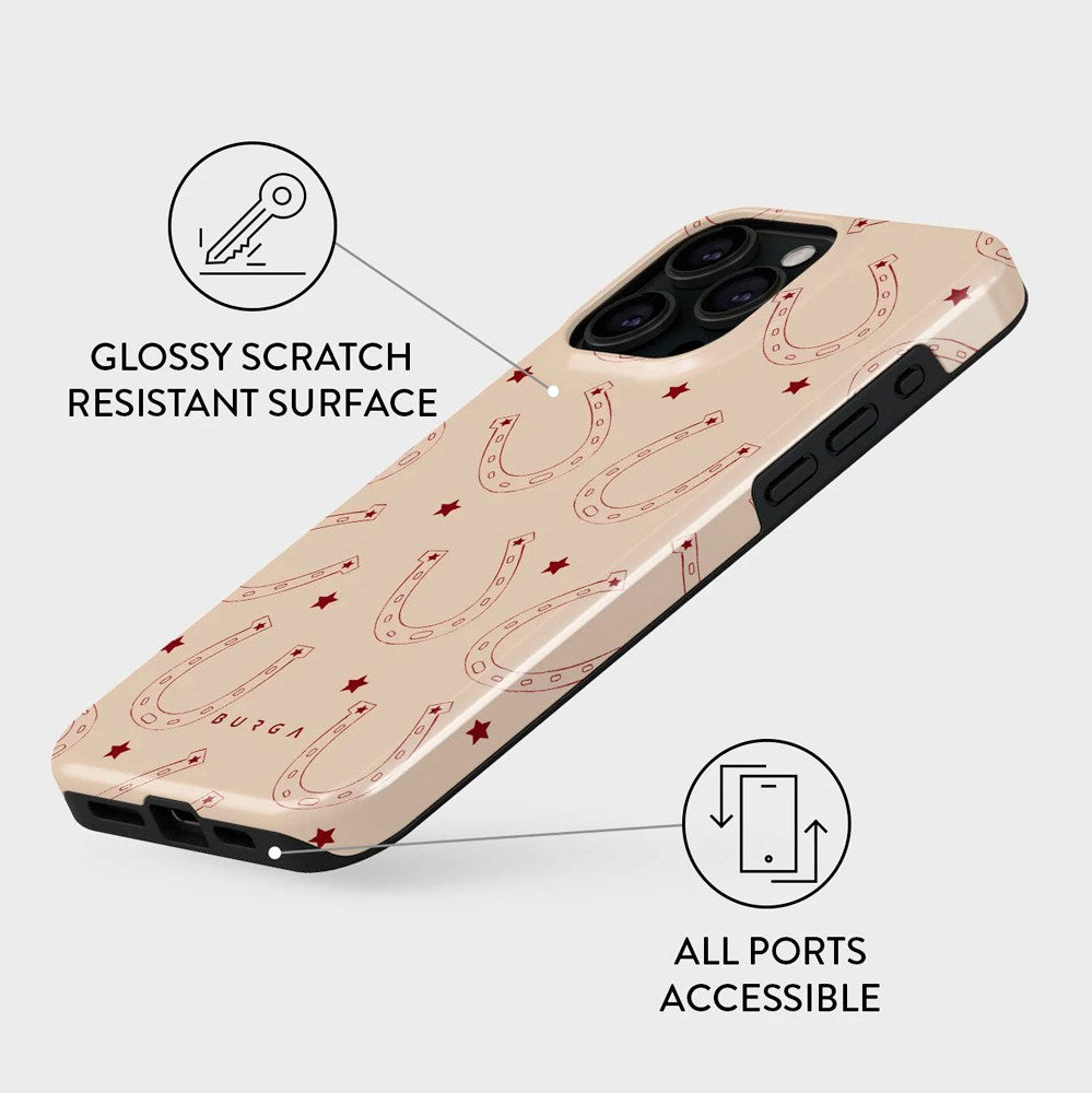 Burga iPhone 15 Pro Tough Fashion Case - Lucky Charm