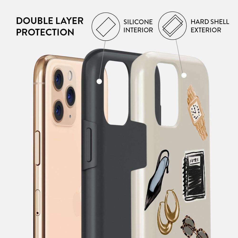 Burga iPhone 11 Pro Tough Fashion Cover - Boss Babe
