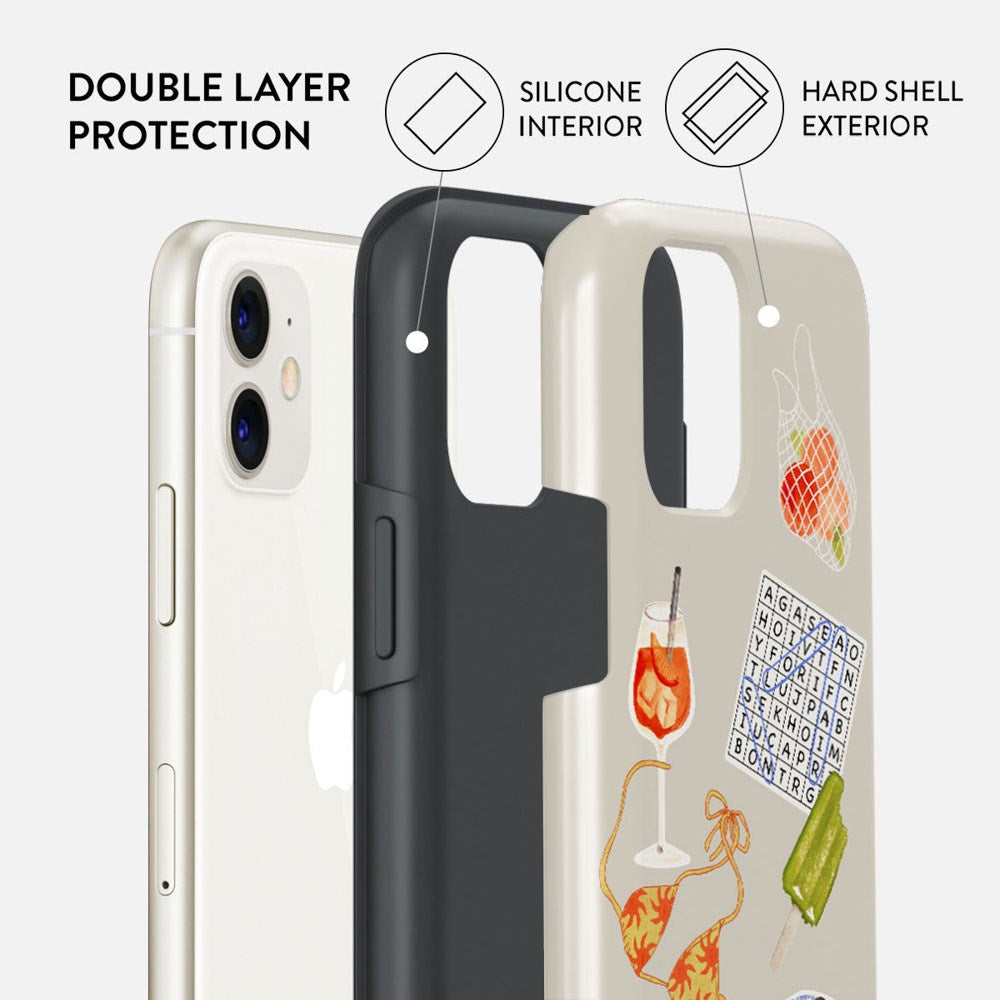 Burga iPhone 11 Tough Fashion Cover - Seaside Muse