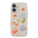 Burga iPhone 16 Tough Fashion Cover - Seaside Muse