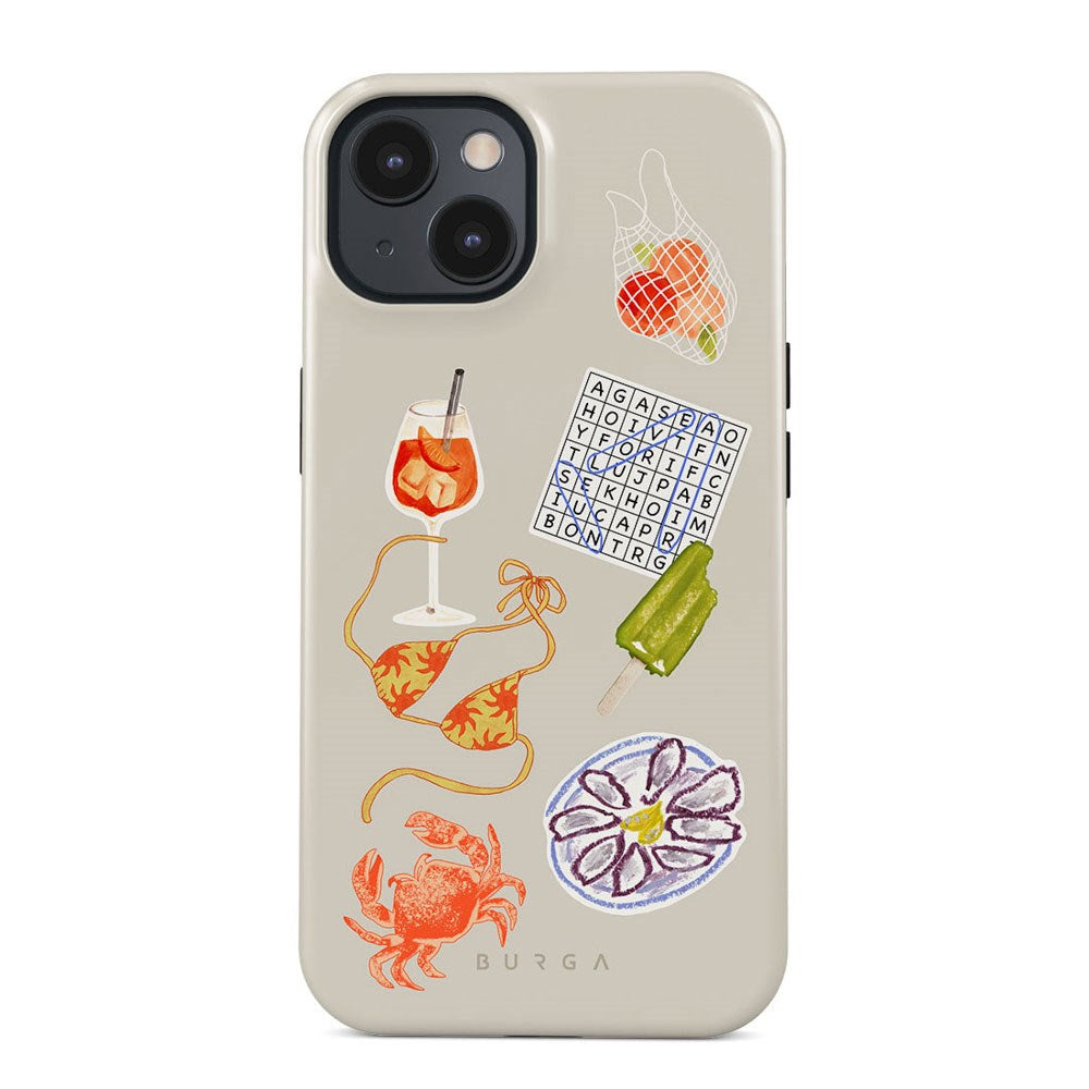 Burga iPhone 14 Tough Fashion Cover - Seaside Muse