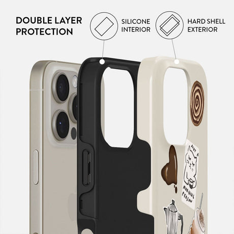 Burga iPhone 16 Pro Tough Fashion Cover - Oat Milk Please