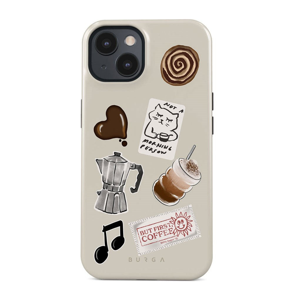 Burga iPhone 15 Tough Fashion Cover - Oat Milk Please