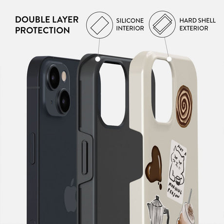 Burga iPhone 14 Tough Fashion Cover - Oat Milk Please