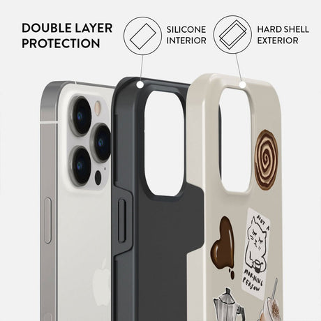 Burga iPhone 14 Pro Tough Fashion Cover - Oat Milk Please