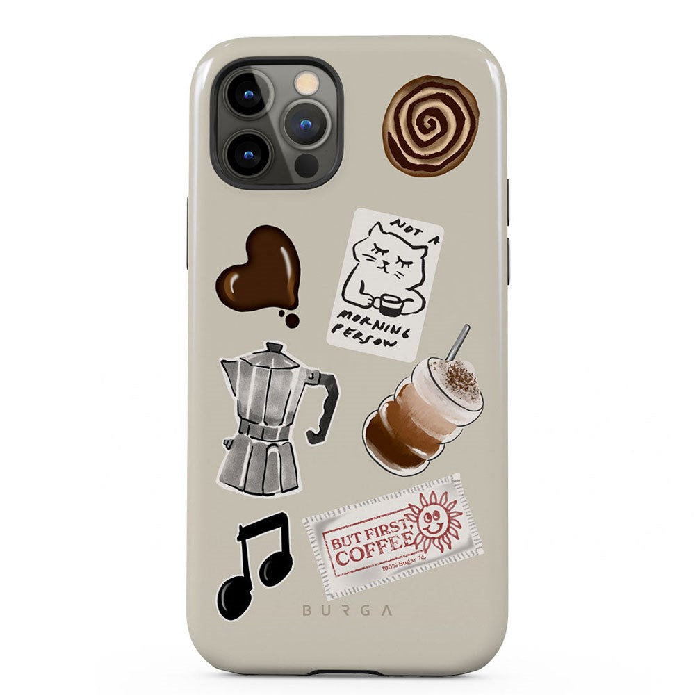 Burga iPhone 12 / 12 Pro Tough Fashion Cover - Oat Milk Please