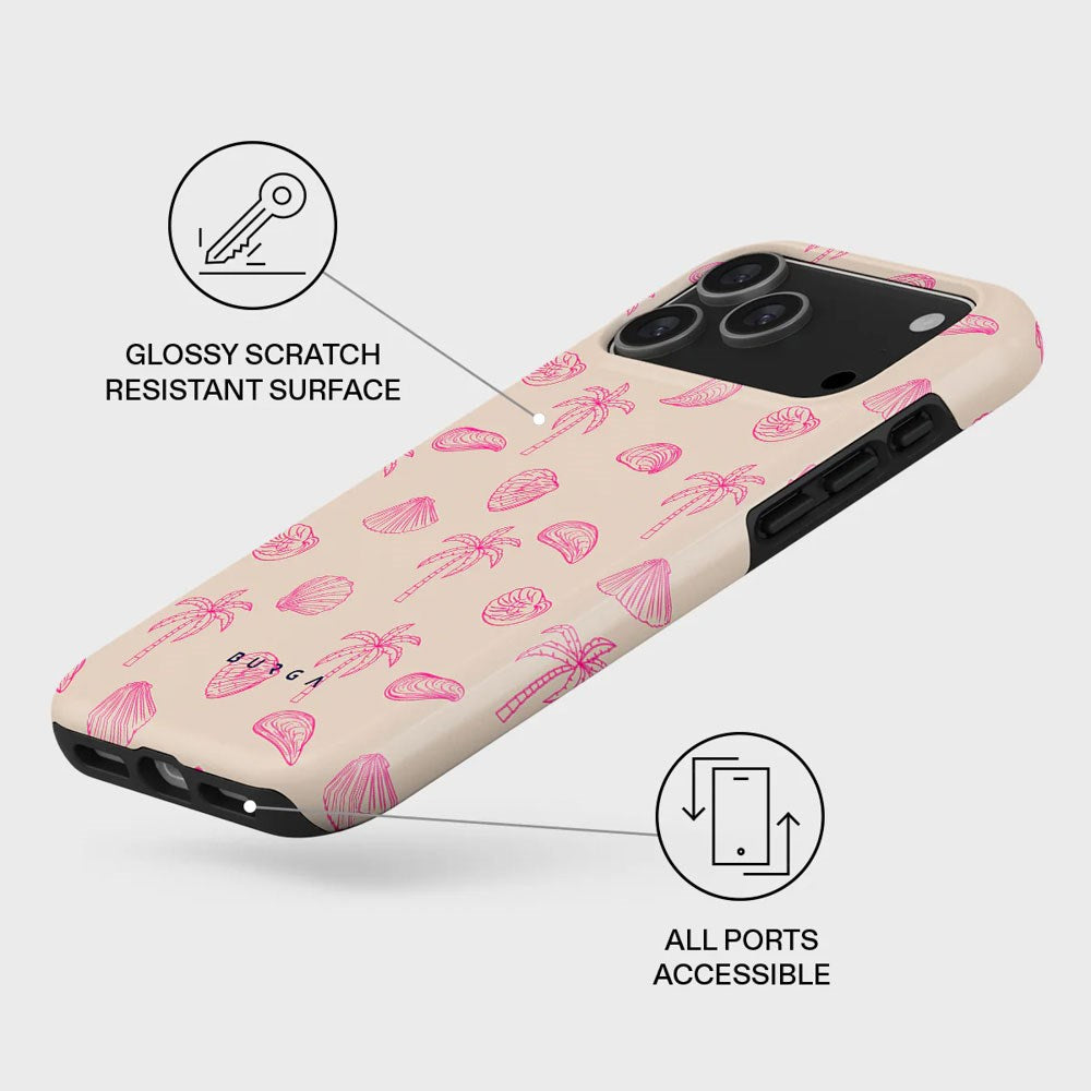 iPhone 17 Pro Max Burga Tough Fashion Cover - MagSafe Kompatibel - Beach Please