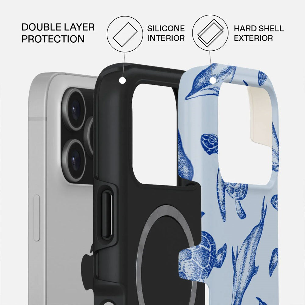 iPhone 17 Pro Burga Tough Fashion Cover - MagSafe Kompatibel - Aquatic Dance