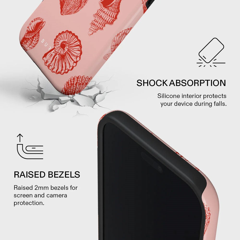 iPhone Air Burga Tough Fashion Cover - MagSafe Kompatibel - Coastal Treasure