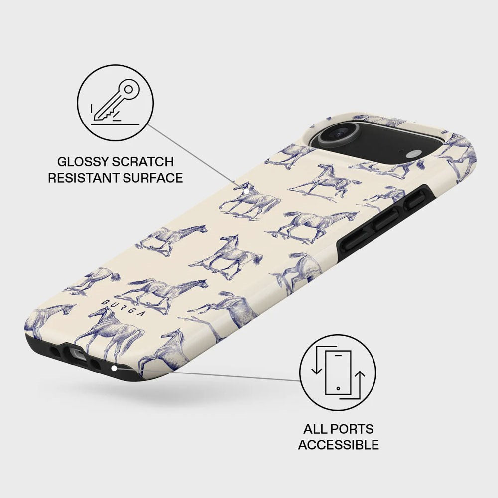 iPhone Air Burga Tough Fashion Cover - MagSafe Kompatibel - Derby Race