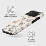 iPhone 17 Pro Max Burga Tough Fashion Cover - MagSafe Kompatibel - Derby Race