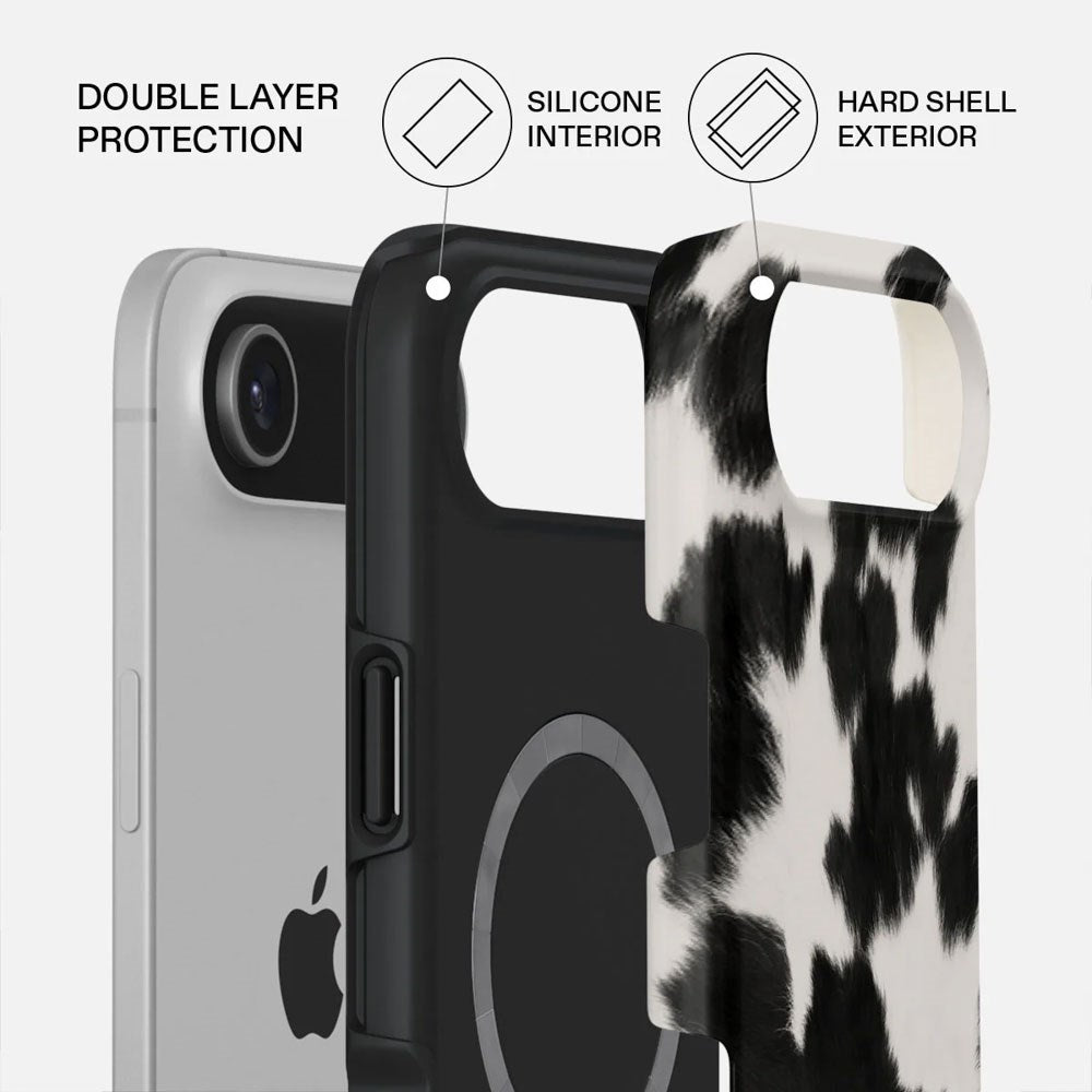 iPhone Air Burga Tough Fashion Cover - MagSafe Kompatibel - Achromatic