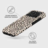 iPhone 17 Pro Burga Tough Fashion Cover - MagSafe Kompatibel - Almond Latte