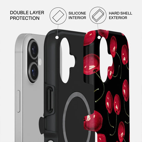 iPhone 17 Burga Tough Fashion Cover - MagSafe Kompatibel - Cherrybomb