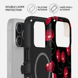 iPhone 17 Pro Burga Tough Fashion Cover - MagSafe Kompatibel - Cherrybomb