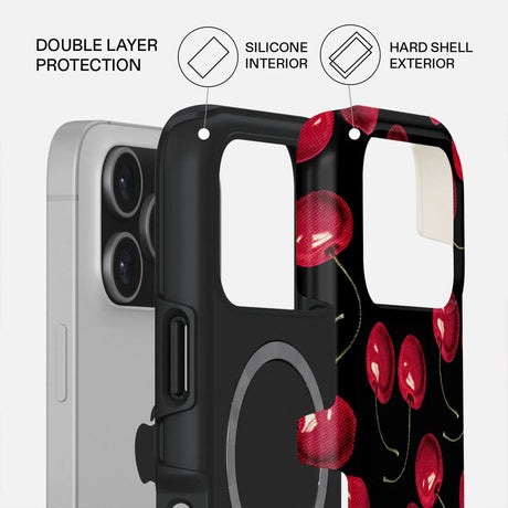 iPhone 17 Pro Burga Tough Fashion Cover - MagSafe Kompatibel - Cherrybomb