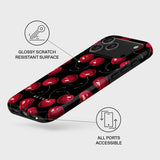 iPhone 17 Pro Max Burga Tough Fashion Cover - MagSafe Kompatibel - Cherrybomb