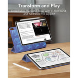 ESR iPad Air 11" (2025 / 2024) / Air (2022 / 2020) Rebound Magnetic Flip Cover - Blå