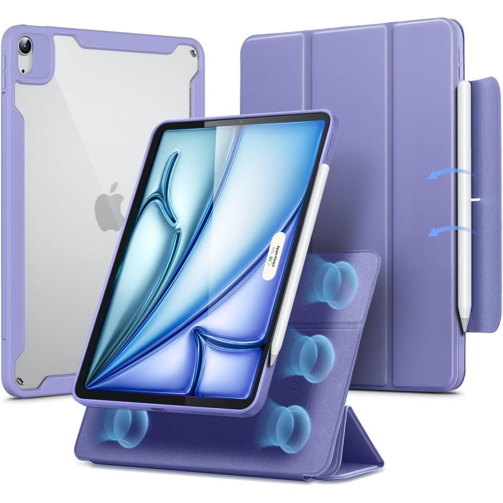 iPad Air 10.9-11" (2024-2020) ESR Rebound Hybrid Flip Cover - Lilla