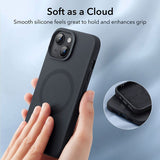 iPhone 15 ESR Cloud Halolock Bagside Cover - MagSafe Kompatibel - Sort