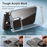 iPhone 15 Pro Max Bagside Cover ESR Air Armor Clear Hard Case - Gennemsigtig