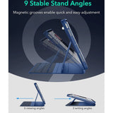 ESR iPad Air 11" (2025 / 2024) / Air 10.9" (2022 / 2020) Shift Flip Cover - Indbygget Aftageligt Bagsidecover - Blå