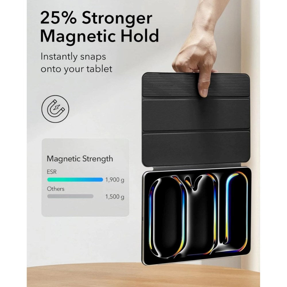 iPad Pro 11" (2025 / 2024) ESR Flip Case - Magnetisk - Sort