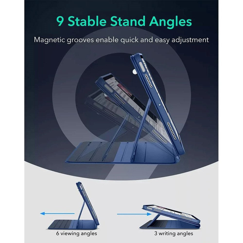 ESR iPad Air 13" (2025 / 2024) Shift Flip Cover - Indbygget Aftageligt Bagsidecover - Blå