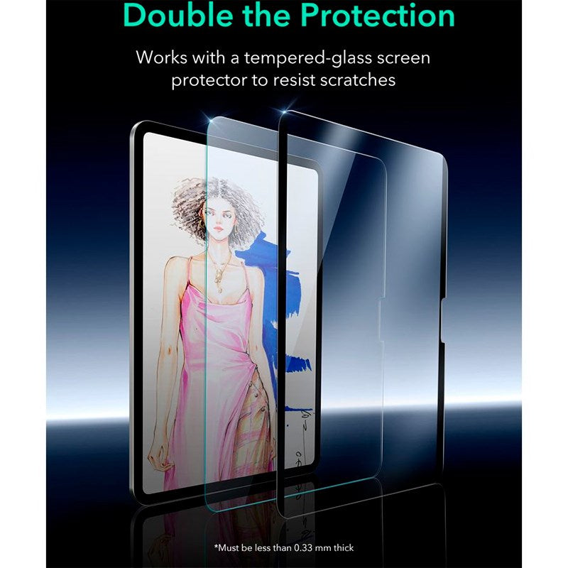 ESR iPad Pro 11" (2024) Paper Skærmbeskyttelse - Magnetisk - Mat / Gennemsigtig