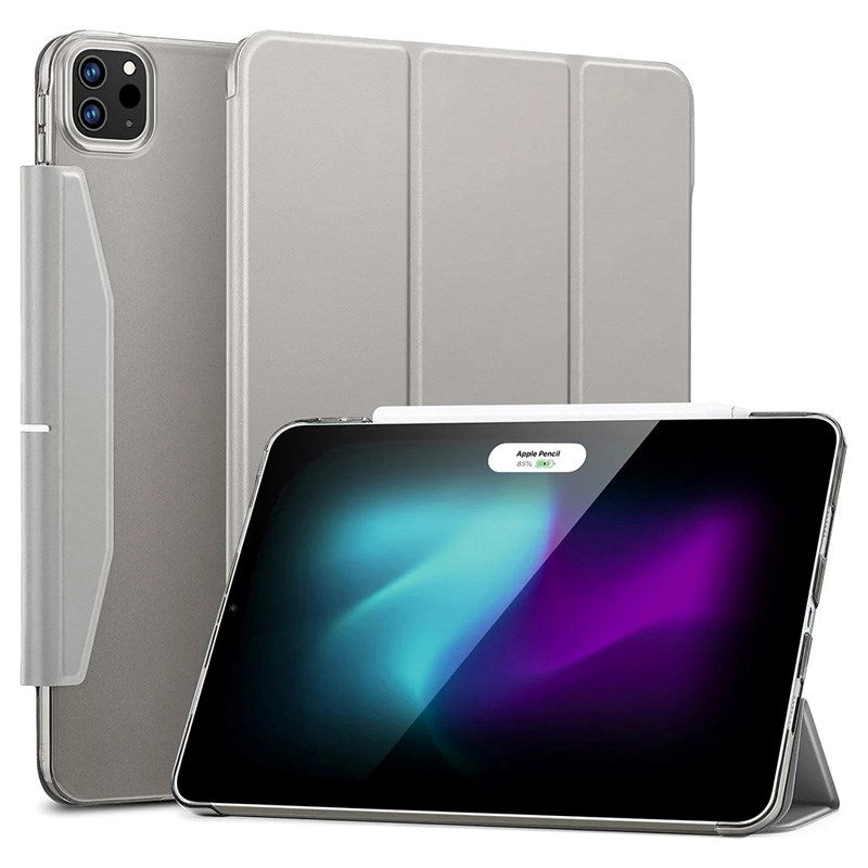 iPad Pro 11" (2025 / 2024) ESR Ascend Tri-Fold Flip Cover - Grå