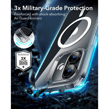 iPhone 16 - ESR Classic Hybrid Cover - MagSafe Kompatibel - Gennemsigtig