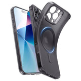 iPhone 16 Pro - ESR Zero Clear Fleksibelt Plastik Cover - MagSafe Kompatibel - Mat Sort