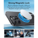 iPhone 16 Pro - ESR Zero Clear Fleksibelt Plastik Cover - MagSafe Kompatibel - Mat Sort