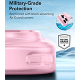 iPhone 16 Pro - ESR Zero Clear Fleksibelt Plastik Cover - MagSafe Kompatibel - Mat Lyserød