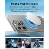 iPhone 16 Pro - ESR Zero Clear Fleksibelt Plastik Cover - MagSafe Kompatibel - Mat Grå