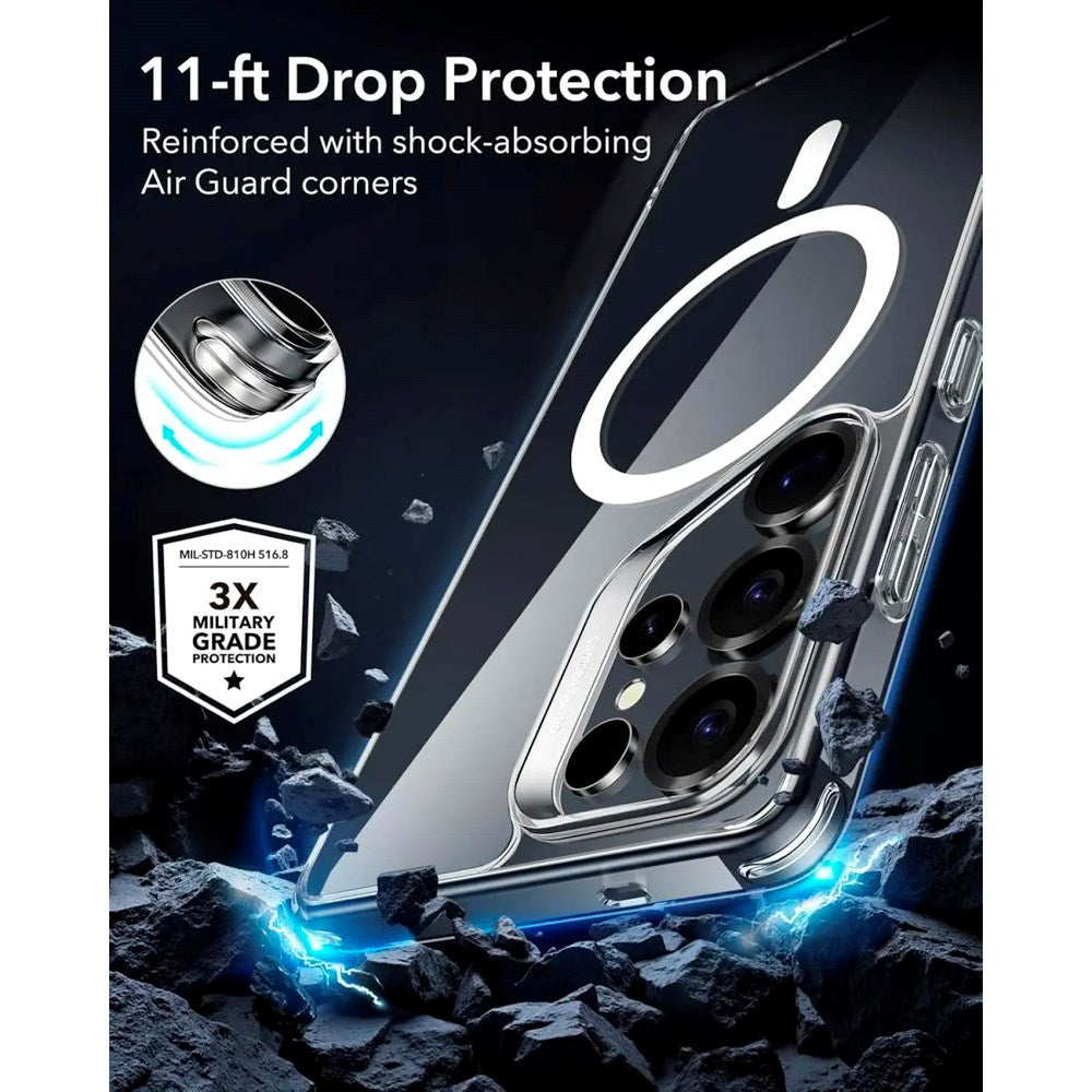 Samsung Galaxy S25 Ultra - ESR Classic Hybrid Cover - MagSafe Kompatibel - Gennemsigtig