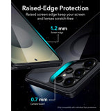Samsung Galaxy S25 Ultra - ESR Classic Hybrid Cover - MagSafe Kompatibel - Gennemsigtig / Sort