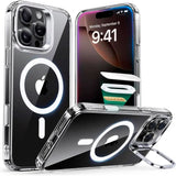 iPhone 16 Pro Max - ESR Classic Hybrid Cover m. Kickstand - MagSafe Kompatibel - Gennemsigtig