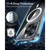 ESR iPhone 16 Pro Classic Hybrid Case m. Camera Control Knap - MagSafe Kompatibel - Gennemsigtig