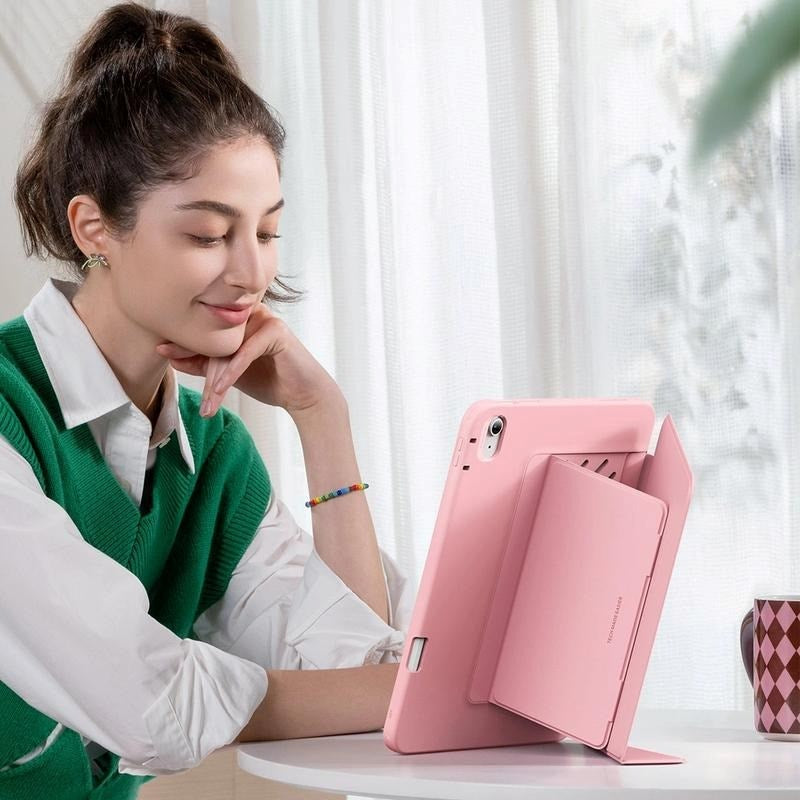 iPad 11" (2025) / 10.9" (2024/2022) ESR Flip Hybrid Case - Lyserød