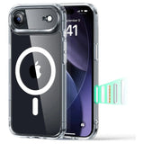 iPhone Air ESR Classic Hybrid Cover m. Indbygget Camera Control Knap - MagSafe Kompatibel - Gennemsigtig