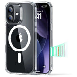 iPhone 17 ESR Classic Hybrid Cover m. Indbygget Camera Control Knap - MagSafe Kompatibel - Gennemsigtig
